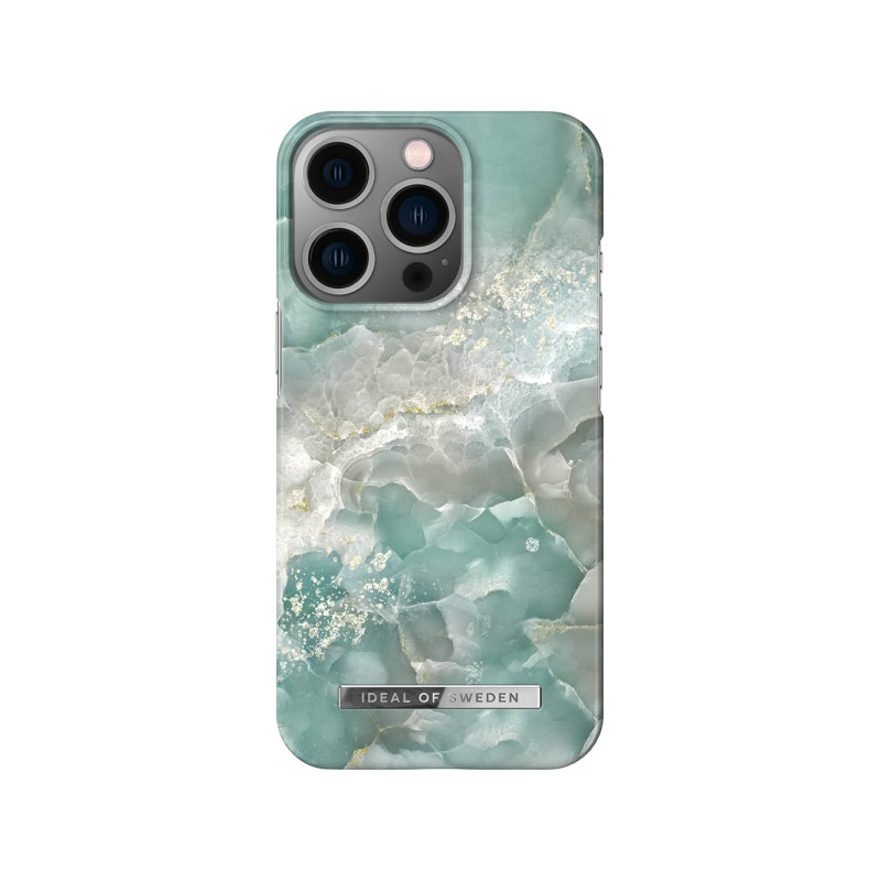 Viedtālruņa aizmugurējais vāciņš Apple iPhone 16 Pro Max Azura Marble Blue, Mint, With Design