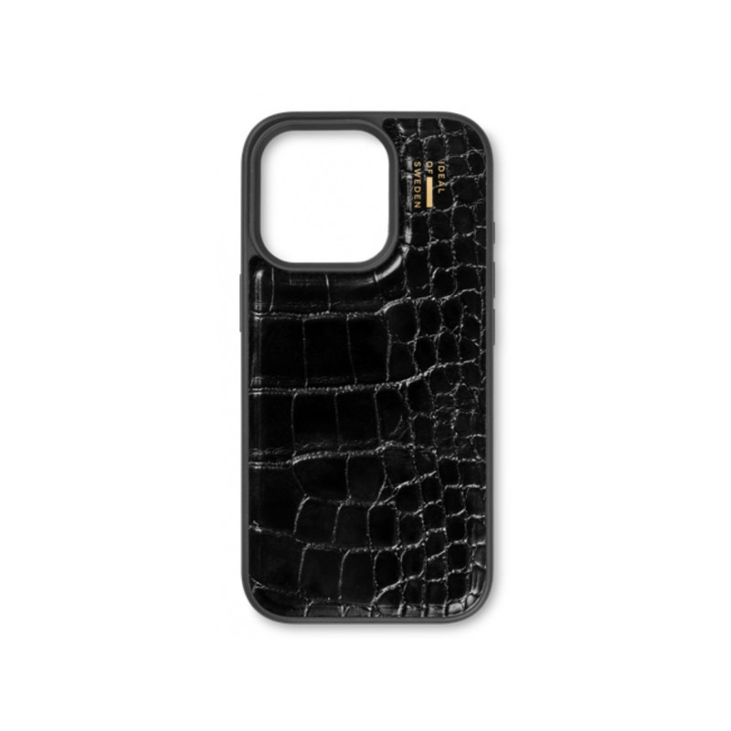 Nutitelefoni tagakaas Õun iPhone 16 Pro Must krokodill Must