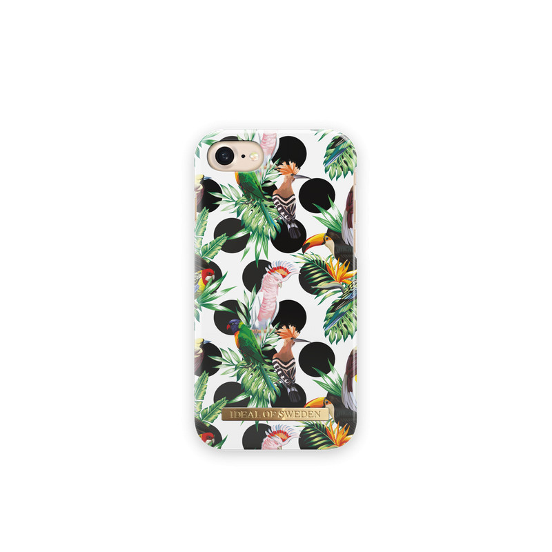 Viedtālruņa aizmugurējais vāciņš Apple iPhone 7 / 8 / SE 20 / SE 22 Tropical Dots White, With Design