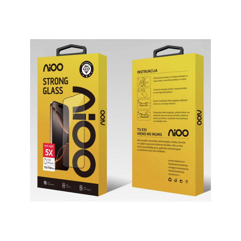 Viedtālruņa aizsargstikls Apple iPhone 15 Pro Strong Glass 5X