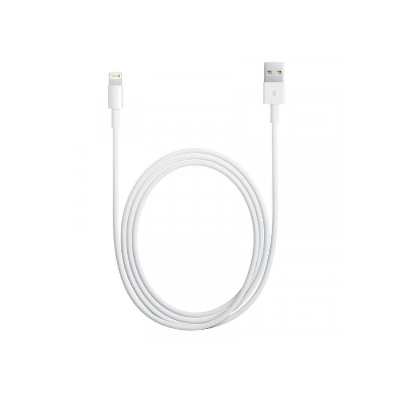 Kabelis No Box MD819 USB-A to Lightning Balta