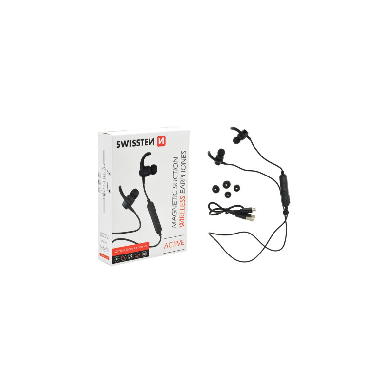 Bezvadu austiņas Active Melna