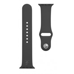 Viedpulksteņa siksniņa Apple 456 Silicon Strap Black