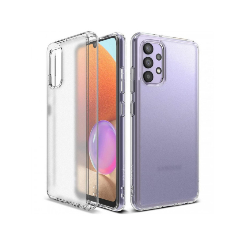 Nutitelefoni tagakaas Samsung Galaxy A32 Fusioon Läbipaistev