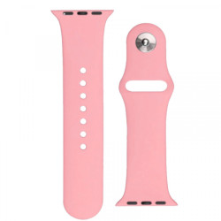 Viedpulksteņa siksniņa Apple Silicone Strap APS Pink