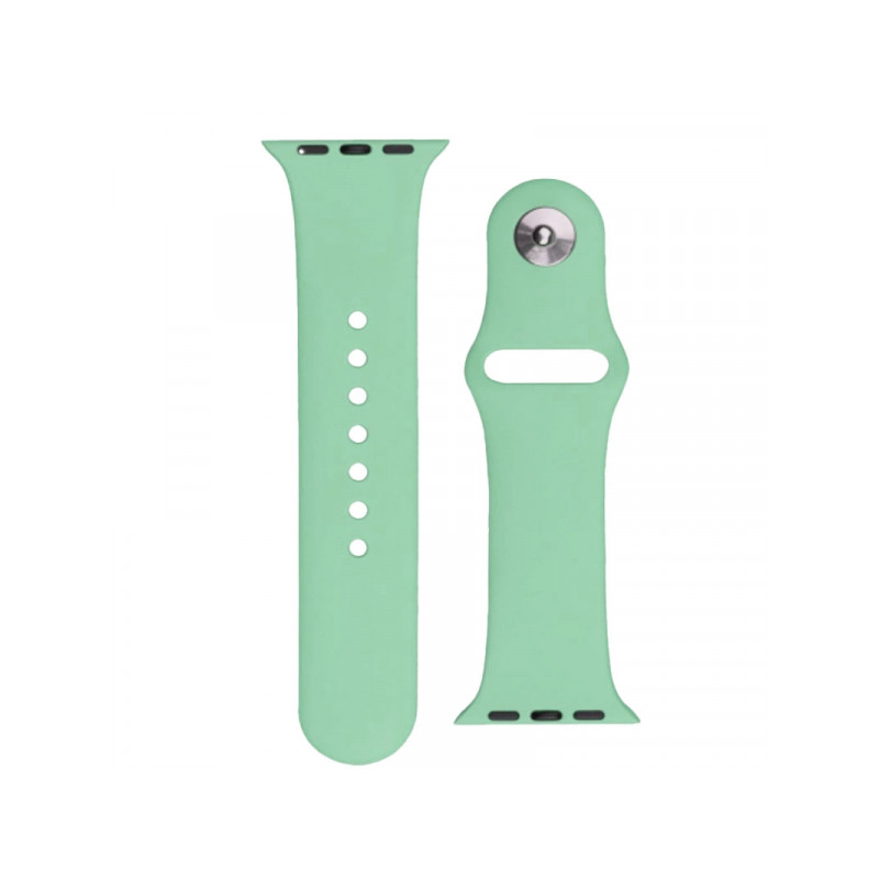 Viedpulksteņa siksniņa Apple Silicone Strap APS Light Green