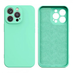 Viedtālruņa aizmugurējais vāciņš Apple iPhone 13 Pro Silicone case Mint