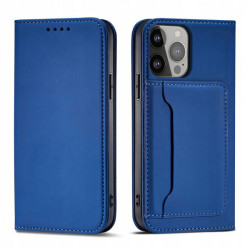 Viedtālruņa atveramais maciņš Samsung Galaxy A23 5G Magnet Card Case Blue