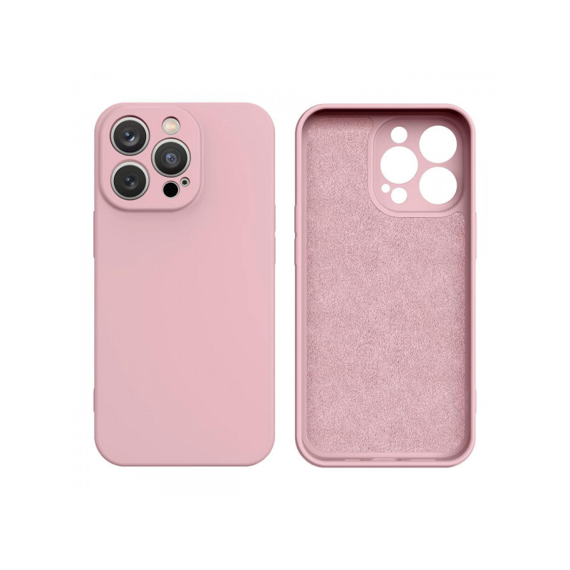 Viedtālruņa aizmugurējais vāciņš Samsung Galaxy A14 5G Silicone case Gaiši rozā