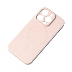 Viedtālruņa aizmugurējais vāciņš Apple iPhone 15 Pro MagSilicone Pink