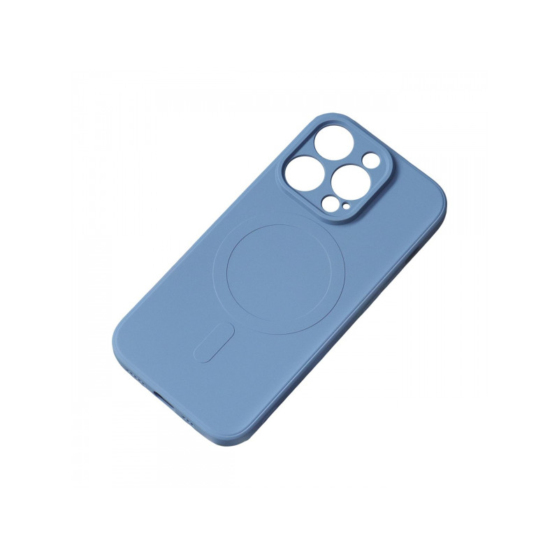 Viedtālruņa aizmugurējais vāciņš Apple iPhone 15 Pro Max MagSilicone Jūras zila