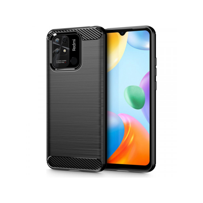 Viedtālruņa aizmugurējais vāciņš Xiaomi Redmi 10C Carbon Black