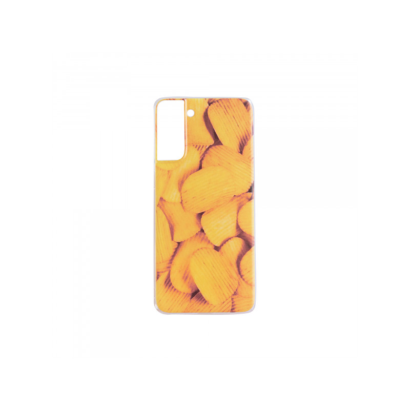Viedtālruņa aizmugurējais vāciņš Huawei P40 Lite FD1 Yellow, With Design