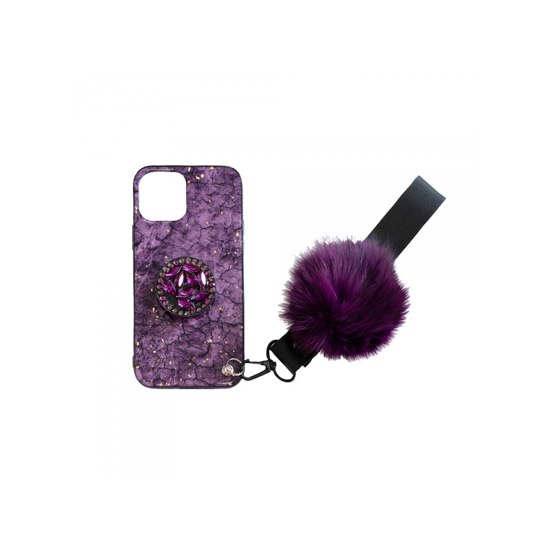 Nutitelefoni tagakaas Õun iPhone 12 Pro IP14 Violetne