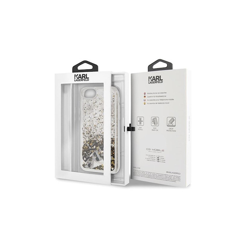 Nutitelefoni tagakaas Õun iPhone 7 / 8 / SE 20 / SE 22 KLHCI8ROGO Kuldne, Läbipaistev, Disaini järgi