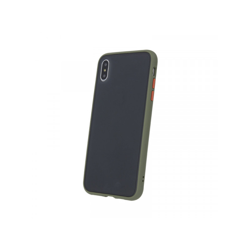 Viedtālruņa aizmugurējais vāciņš Samsung Galaxy S10 Colored Buttons Zaļa, Caurspīdīga