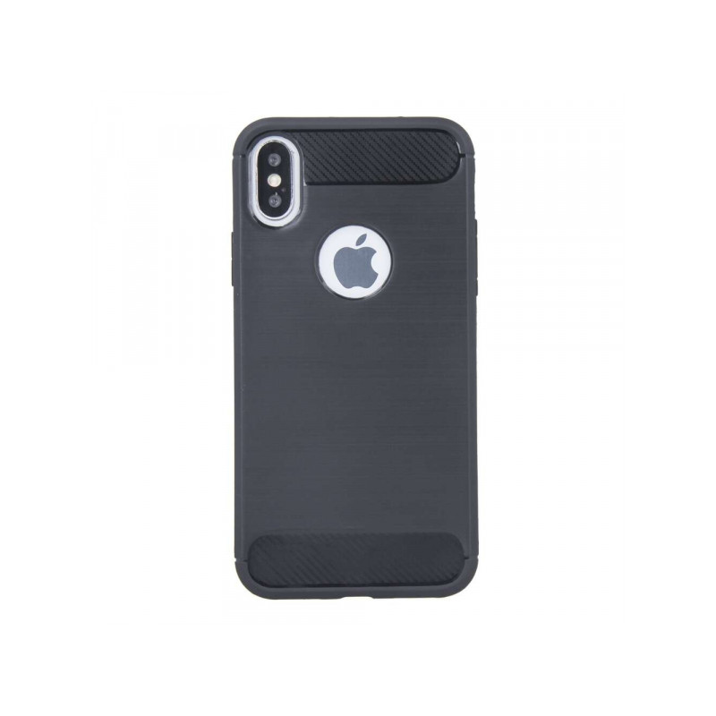 Nutitelefoni tagakaas Õun iPhone 12 Pro Max Lihtne must Must