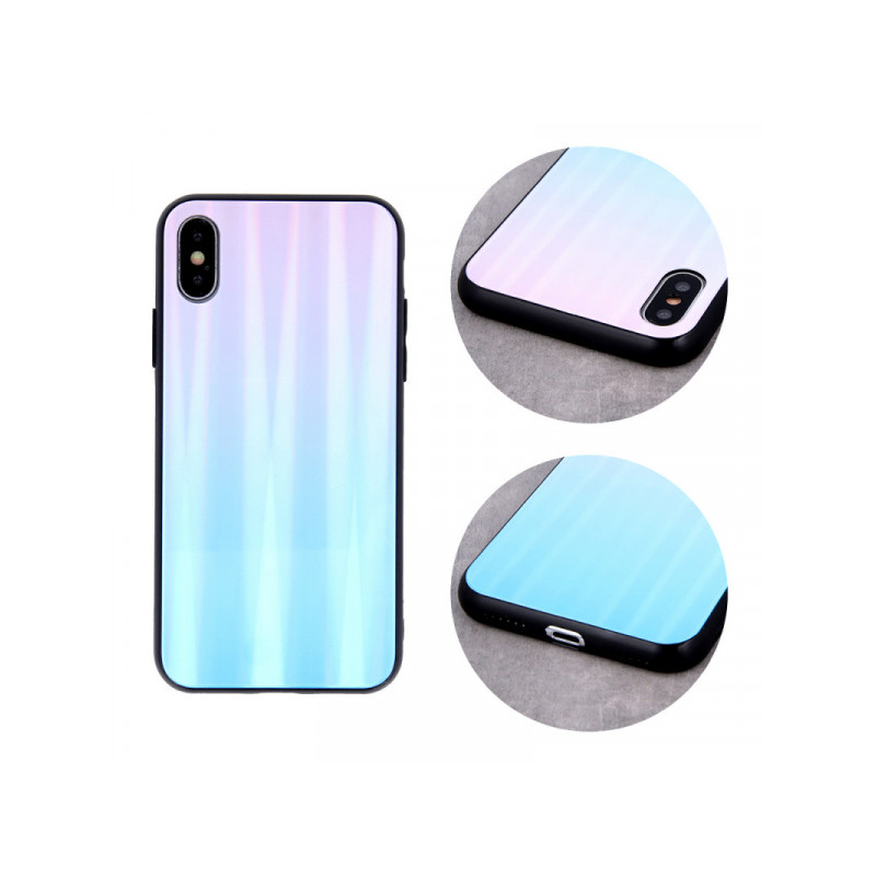 Nutitelefoni tagakaas Õun iPhone 12 Pro Max Aurora Sinine, Roosa