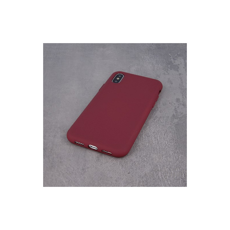 Viedtālruņa aizmugurējais vāciņš Xiaomi Poco F3 Silicon Burgundijas