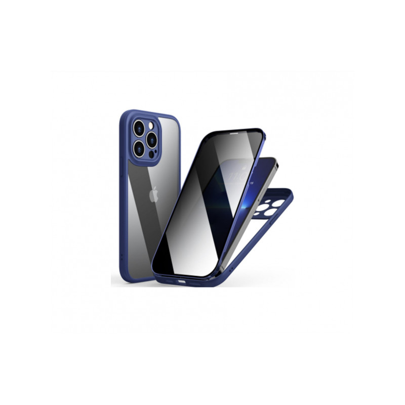 Viedtālruņa aizmugurējais vāciņš Apple iPhone 13 Mini JH-S06 Dark Blue, Transparent