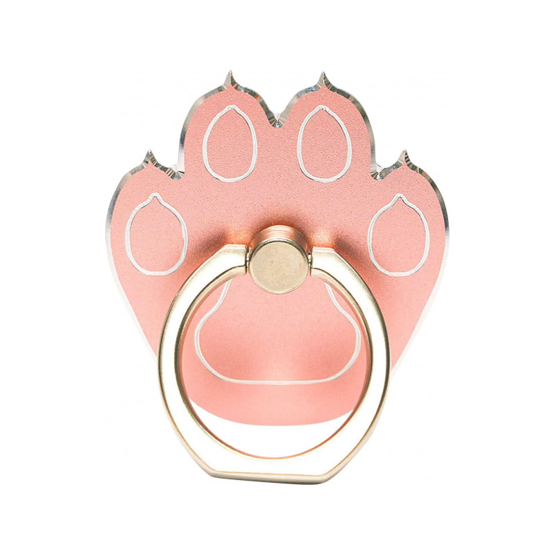 Viedtālruņa pirkstu turētājs Cat Paw Gold