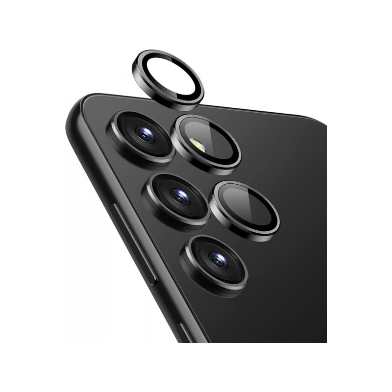 Viedtālruņa kameras aizsargstikls Samsung Galaxy S23 Ultra Eye Protection- Separate pieces Melna