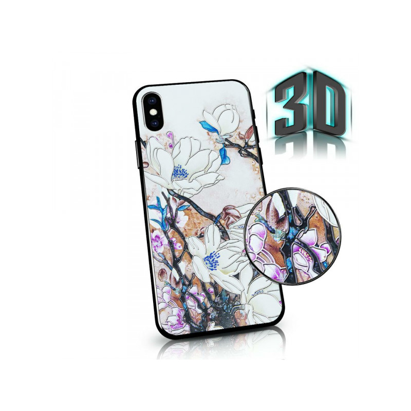 Nutitelefoni tagakaas Samsung Galaxy S20 Ultra Lilled 3D Valge, Disaini järgi