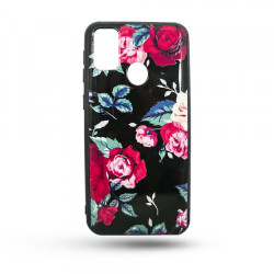 Viedtālruņa aizmugurējais vāciņš Samsung Galaxy S21 Plus Flowers 3D Black, With Design
