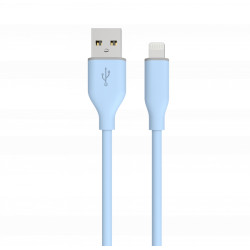 Kabelis Unravel Silicon USB-A to Lightning Zila