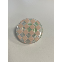 Viedtālruņa pirkstu turētājs ZJ-16 Chess Tumši rozā, Caurspīdīga