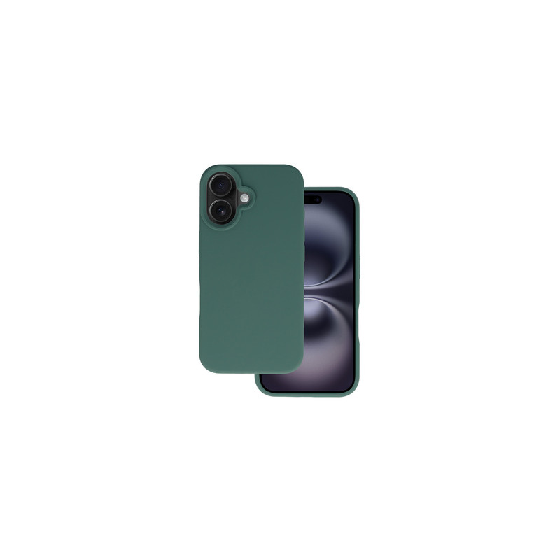 Viedtālruņa aizmugurējais vāciņš Apple Iphone 16 Silicone Premium Zaļa