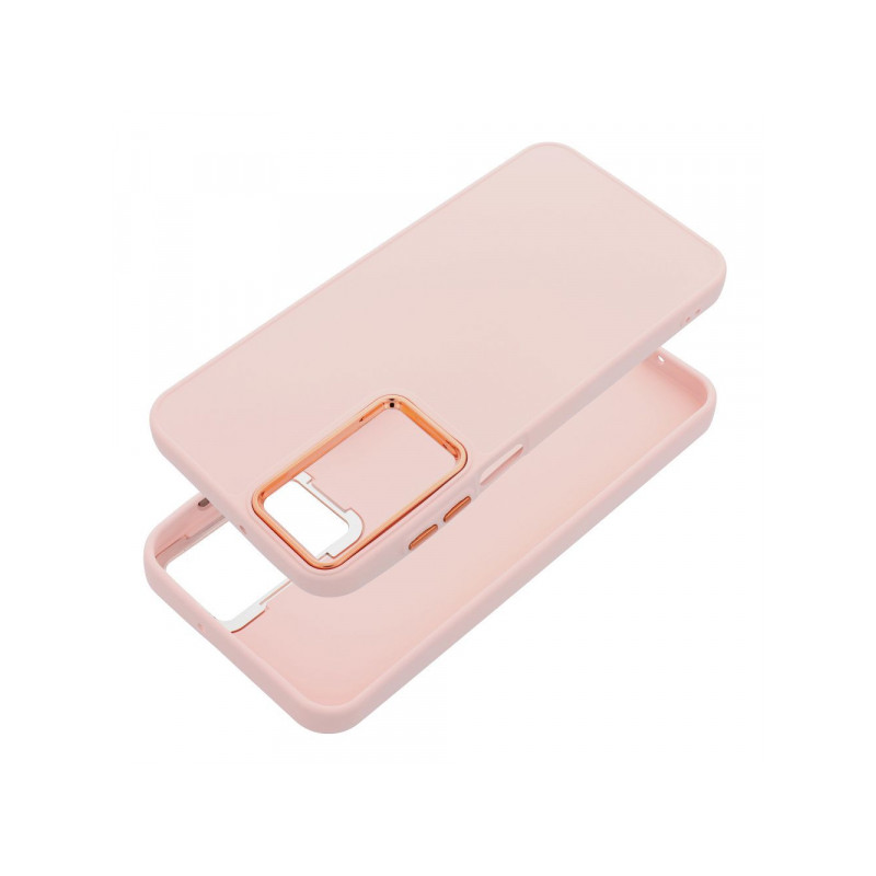 Viedtālruņa aizmugurējais vāciņš Xiaomi Redmi 15C Frame case Rozā