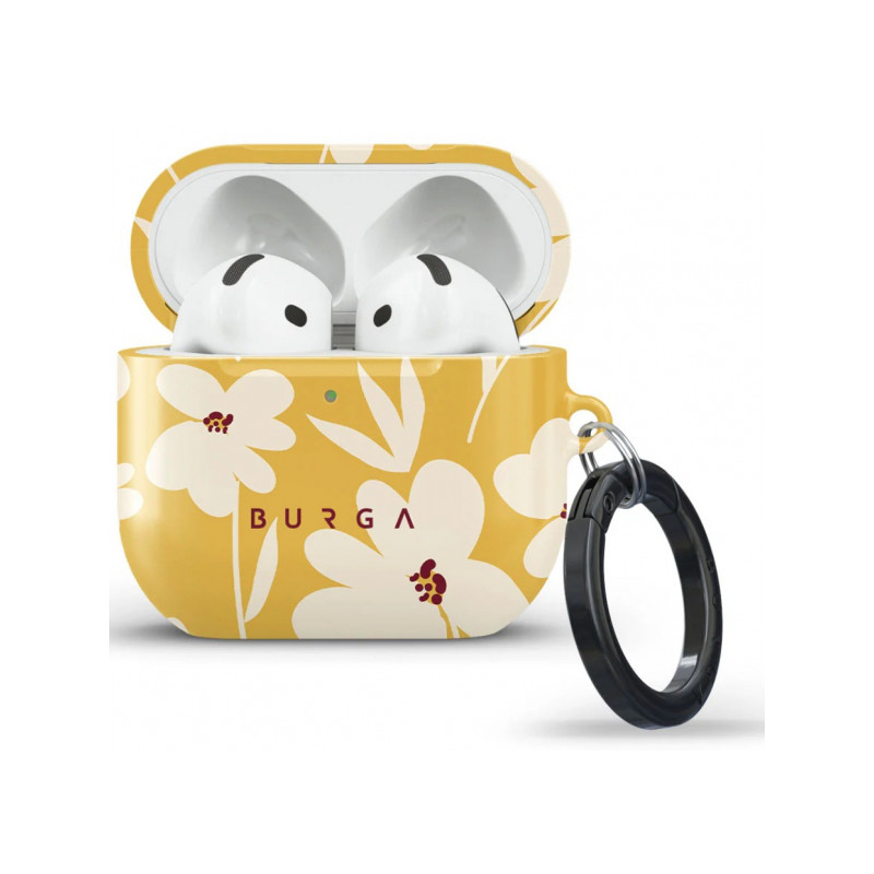 Juhtmevabade kõrvaklappide ümbris Õun Pühapäevane turg Kollane