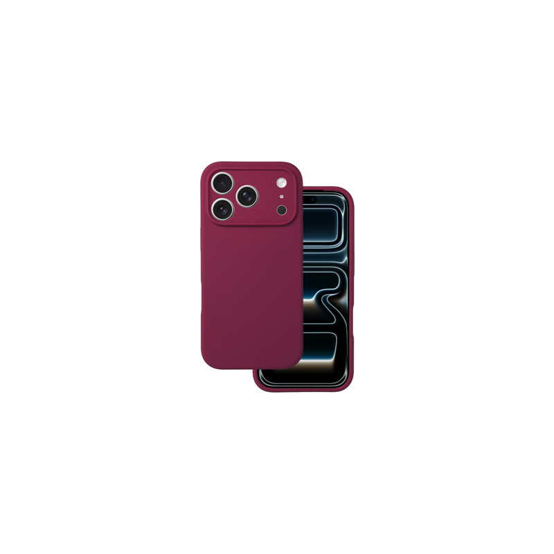 Nutitelefoni tagakaas Õun iPhone 17 Pro Max Silicone Lite Burgundia