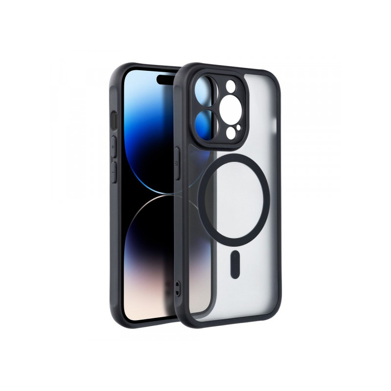 Viedtālruņa aizmugurējais vāciņš Apple iPhone 14 Pro Matte MagSafe Case Black