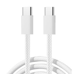 Kabelis Ben Series S-A45 USB-C / USB-C 60W Cable 1m Balta
