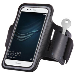 Viedtālruņa sporta maciņš Universal Running Armband for 6" Smartphones Melna