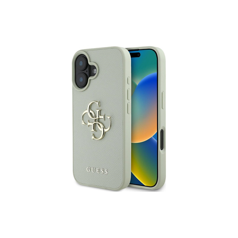 Viedtālruņa aizmugurējais vāciņš Apple Iphone 16 4G Metal Logo Green