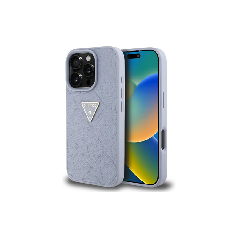 Viedtālruņa aizmugurējais vāciņš Apple iPhone 16 Pro Hot Stamp Logo Violeta