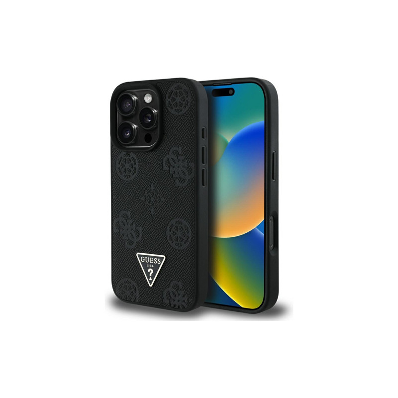 Nutitelefoni tagakaas Õun iPhone 16 Pro Max Kuumtempli logo Must