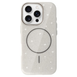Viedtālruņa aizmugurējais vāciņš Apple Iphone 15 Slim Shiny Mag Beige