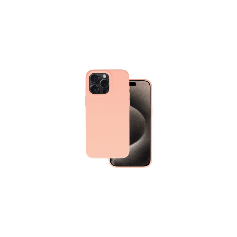 Viedtālruņa aizmugurējais vāciņš Samsung Galaxy A17 Silicone Lite Persiks
