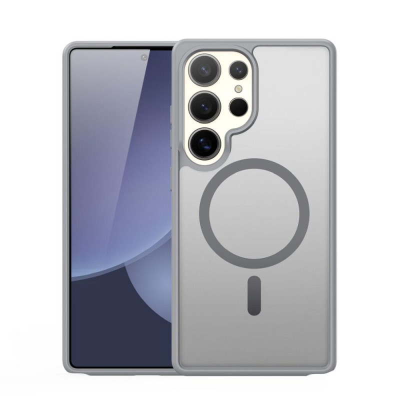 Nutitelefoni tagakaas Samsung Galaxy S25 Ultra Yind MagSafe Hall, Läbipaistev