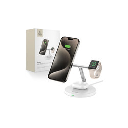 Juhtmevaba laadija Inductive Charger MagSafe QI15W-A35 3in1 for Apple Valge
