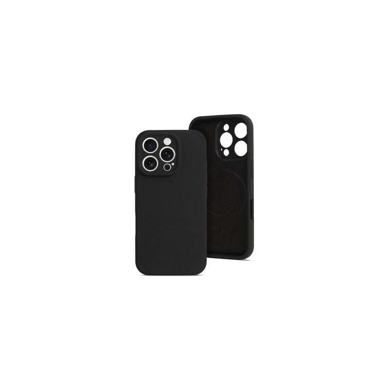 Viedtālruņa aizmugurējais vāciņš Apple iPhone 15 Pro Max MagColor Melna