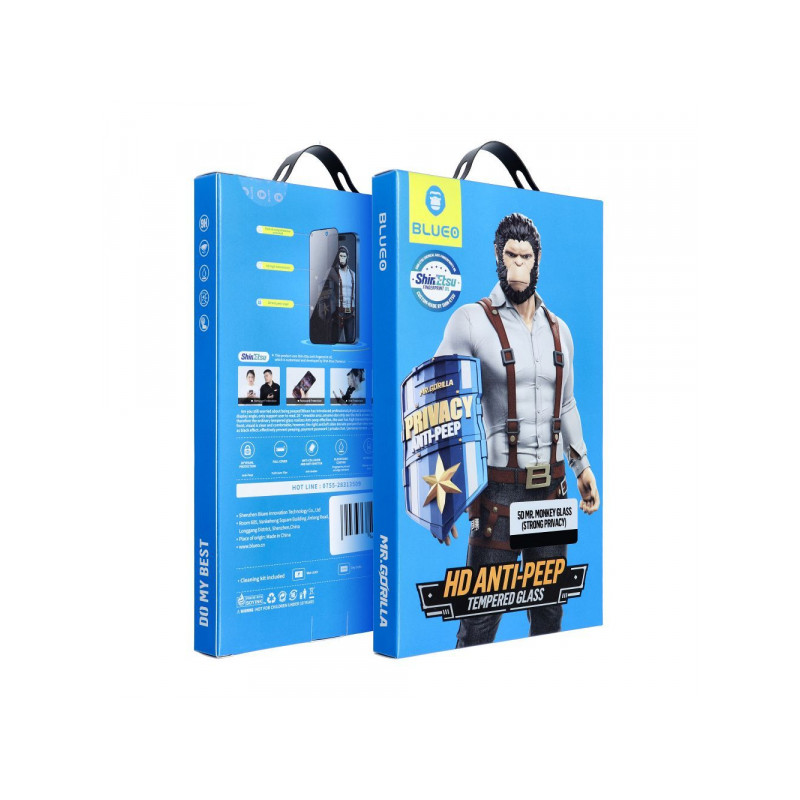 Viedtālruņa aizsargstikls Samsung Galaxy S26 Ultra Mr. Monkey Glass Strong Privacy