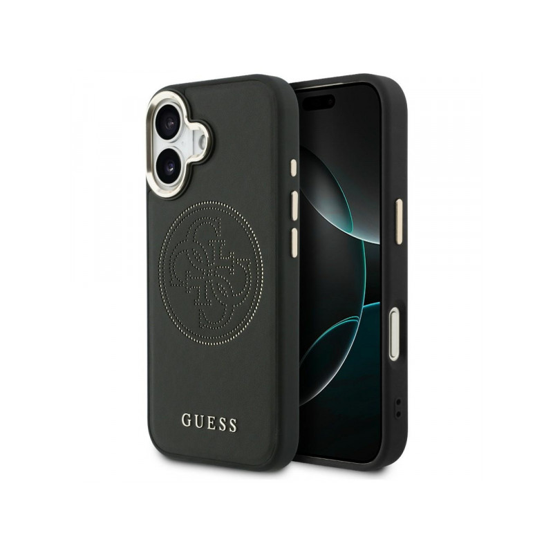 Nutitelefoni tagakaas Õun iPhone 17 Perforated 4G Mag Must