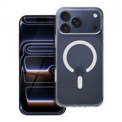 Viedtālruņa aizmugurējais vāciņš Apple iPhone 17 Pro Max Clear Hybrid Premium Caurspīdīga