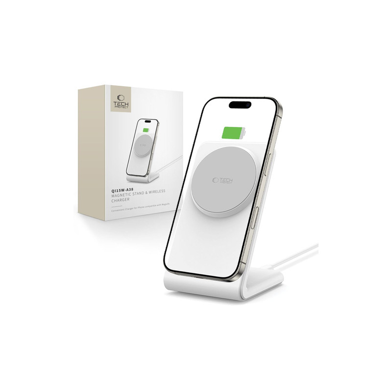 Juhtmevaba laadija MagSafe Wireless Charger QI15W-A38 Valge