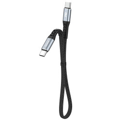 Kaabel USB-C - USB-C PD cable 100W 5A 0.23m L10C Must